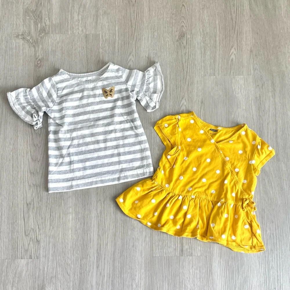Set of 2 Toddler Girl Shirts- Size 3T